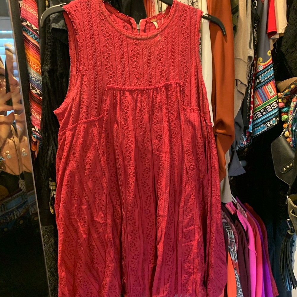 Free people shirt/mini dress